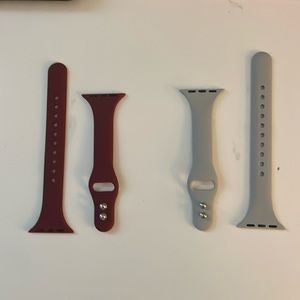 XS/SM silicone Apple Watch bands